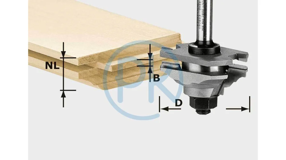 Originální Festool Fréza na profil pera, stopka 8mm HW D46xD12-FD490643