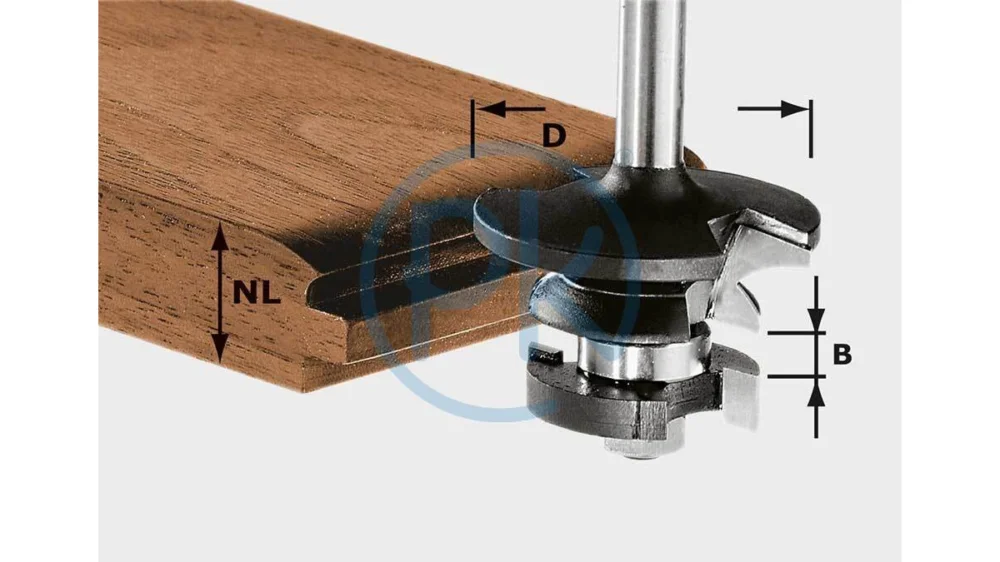 Festool Kontraprofilová fréza pro pero s kuličkovým ložiskem, stopka 8mm HW D46/18 B KL491130 Horká Nabídka