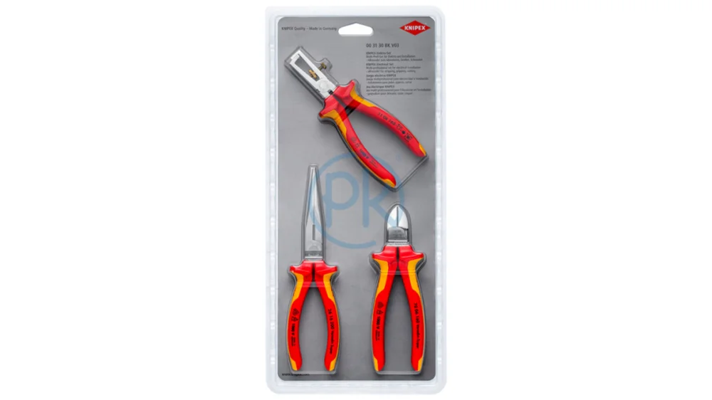 Knipex Sada kleští VDE pro elektroinstalace, 3-dílná00 31 30 BK V03 Značkový