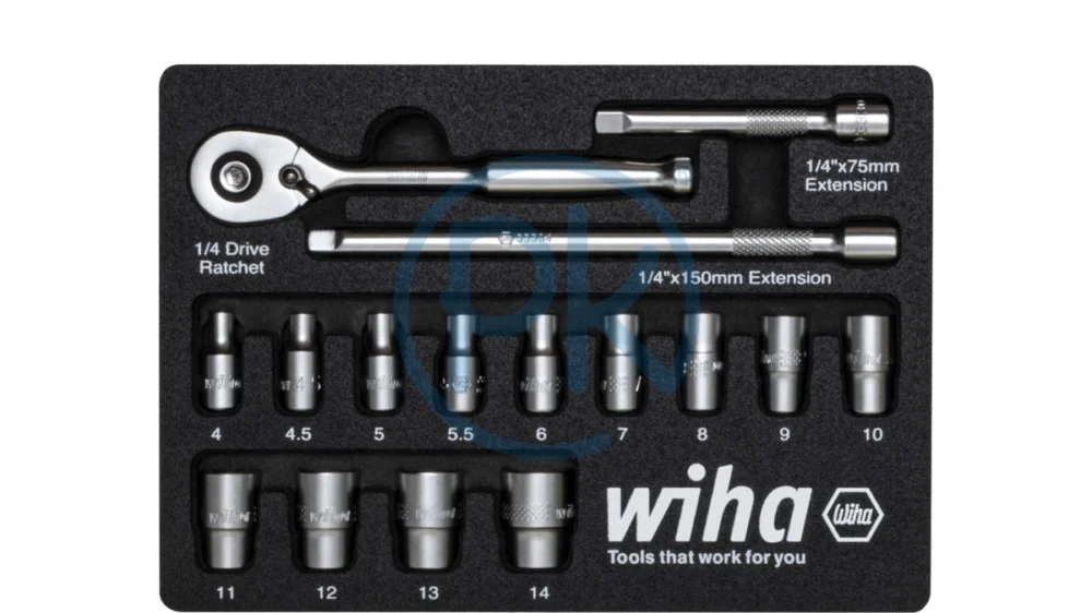 Wiha Sada klíčů s ráčnou 1/4" Mechanical-Tools 17-dílná44683 Objednat Nyní