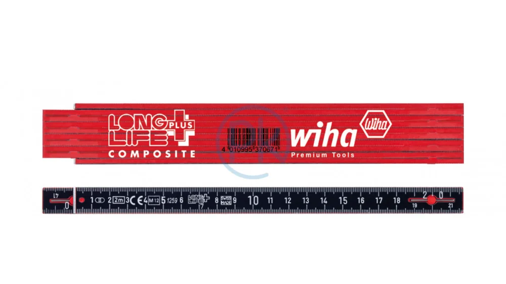 Finální Výprodej Wiha Skládací metr Longlife Plus Composite, metrický 2m37067