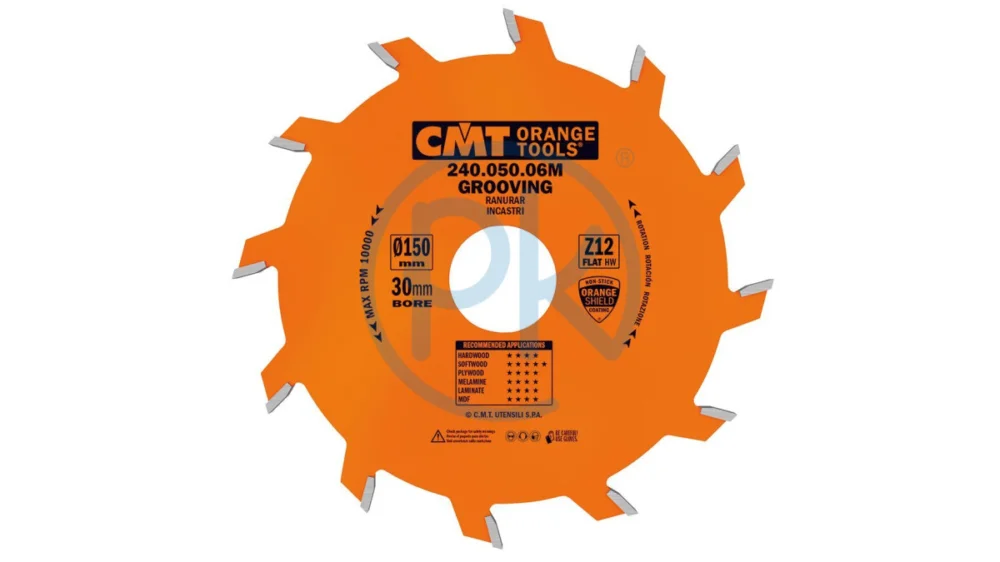 Originální Cmt Drážkovací kotouč Orange Industrial, HW D150x4 d30 Z12 C24004006M