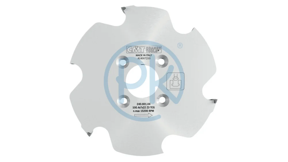 Cmt Kotouč lamelovací pro Lamello P-Systém, HW D100,4x7 d22 Z6 C24000104 Vysoce Kvalitní