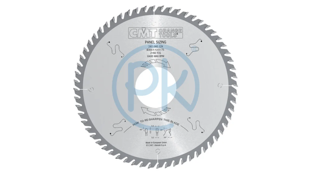 Cmt Pilový kotouč na lamino a DTD pro velkoplošné pily a CNC stroje, HW D355x4,4 d65 Z72 16° C28207214J2 Víkendová Akce