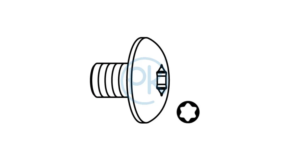 Omezená Nabídka Igm Náhradní šroub Torx TBPTI M4x5,5x8 D7,4 CMT C99009400