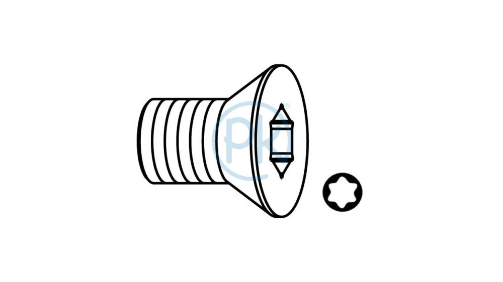 Oblíbený Igm Náhradní šroub Torx TSPTI M2,5x3,2x6 D3,5 F099-12501