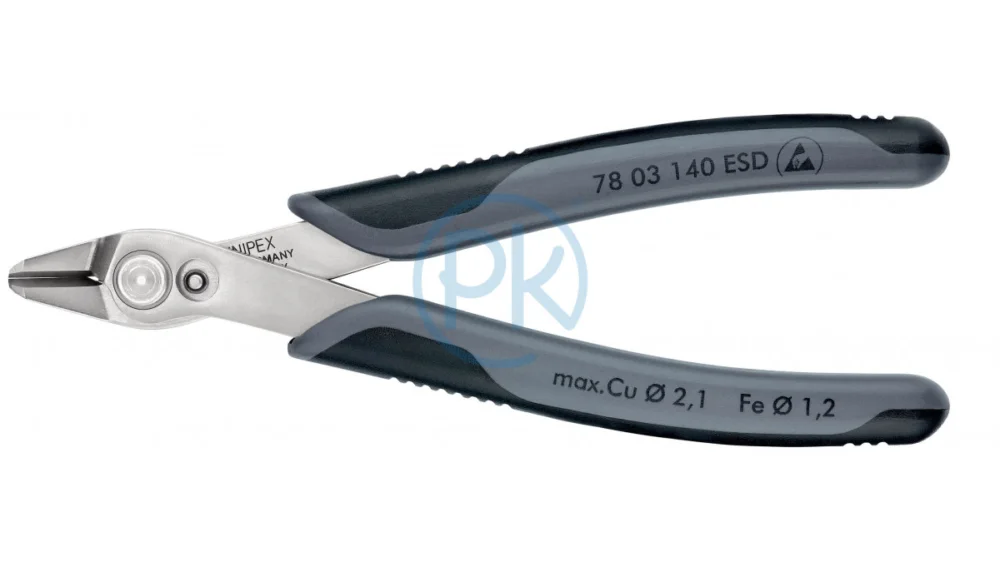 Knipex Boční kleště pro elektroniku Super-Knips XL ESD 140 mm 78 61 140 ESD Koupit Online