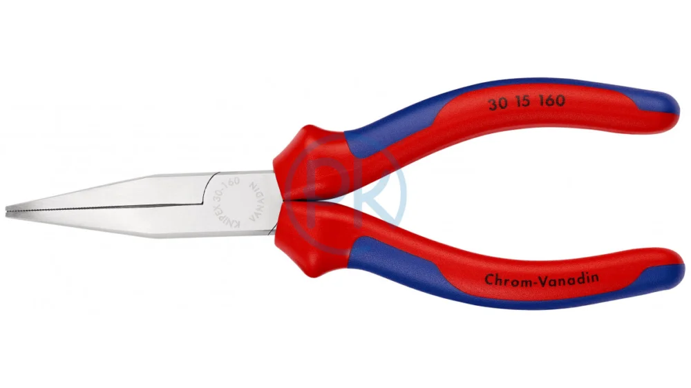 Knipex Kleště s dlouhými čelistmi Langback půlkulaté, ozubené, chrom 140 mm 30 23 140 Nízká Cena