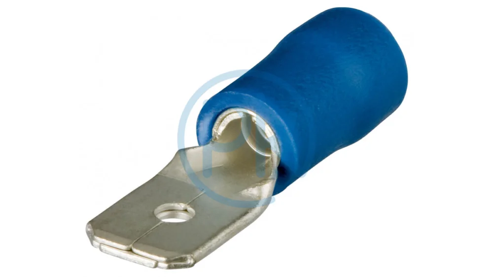 Knipex Konektor plochý izolovaný 6,3 x 0,8 mm² modrá, 100 ks 97 99 111 Sleva