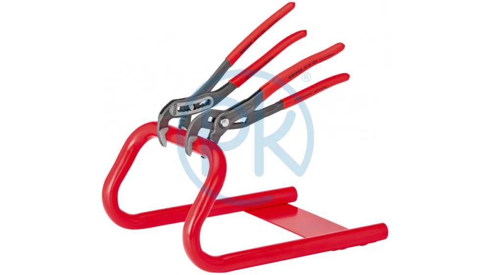 Knipex Předváděcí stojan k demonstraci samosvorné funkce s klíčem na kleště 86 03 250 na zajišťovacím řetězu 00 19 21 S1 Výhodná Nabídka