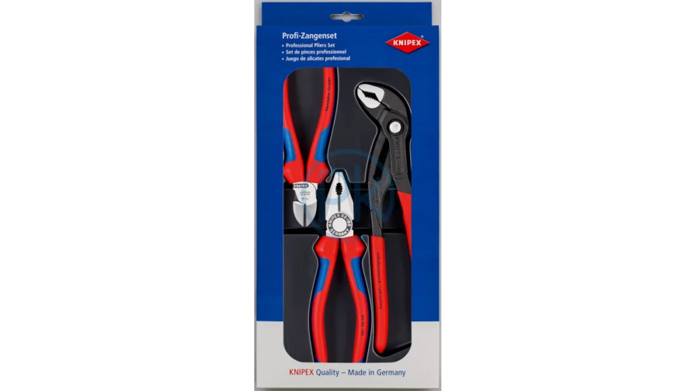 Finální Výprodej Knipex Sada kleští montážní, 3-dílná 00 20 11