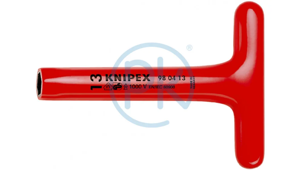 Objednat Nyní Knipex T-Klíč vnitřní šestihran izolovaný 200 mm/19 mm 98 04 19