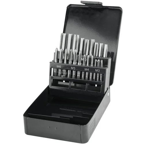 Originální Závitníky, M3 - M12, sada 21ks, EXTOL PREMIUM