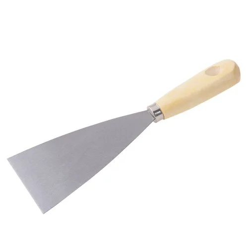Bezpečná Platba Špachtle ocelová,80mm, dřevěná rukojeť
