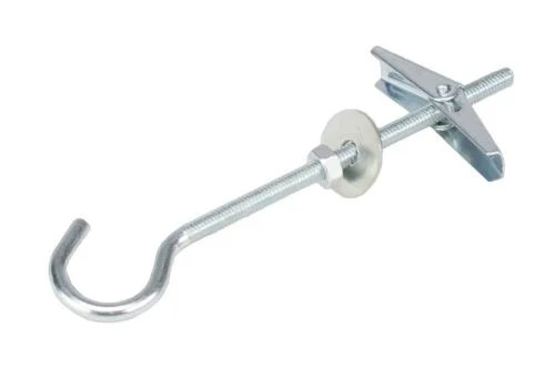 Hmoždinka kovová sklopná HSD s hákem, M4 x 90mm, ZN Bezpečná Platba
