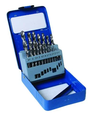 Finální Výprodej Vrtáky do kovu vybrušované, sada 19ks, pr. 1 - 10mm, HSS-G, MAGG