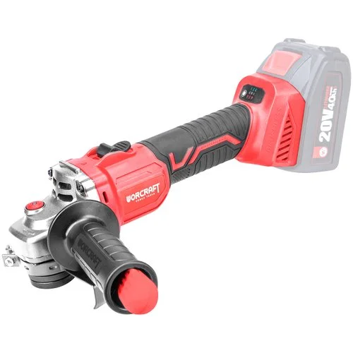AKU bruska úhlová, 125mm, s regulací, 20V, BRUSHLESS, ShareSYS, WORCRAFT CAG-S20LiBS Finální Výprodej