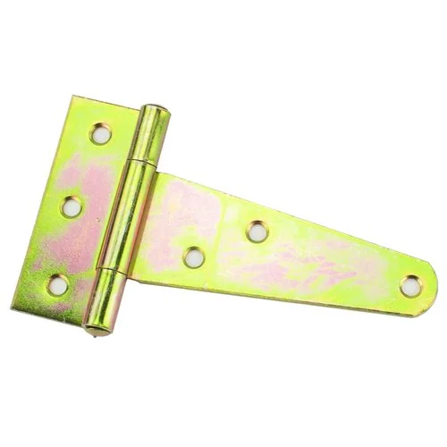 Závěs brankový, typ T, 105x26x80mm, 2,0mm, žlutý ZN Sleva