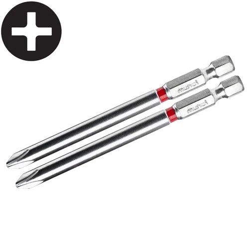 Bit prodloužený, PH 2, 90mm, sada 2ks, FORTUM Rychlé Dodání