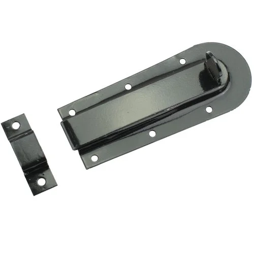 Zástrč dveřní, plochá, 127mm, černá Značkový