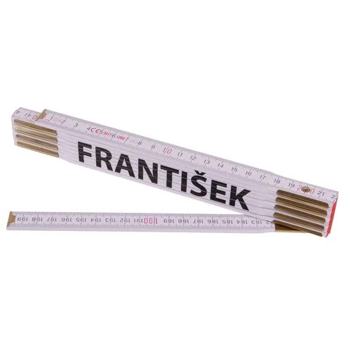 Bezpečná Platba Metr skládací, 2m, dřevěný, PROFI, "FRANTIŠEK"