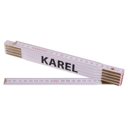 Nejlepší Volba Metr skládací, 2m, dřevěný, PROFI, "KAREL"