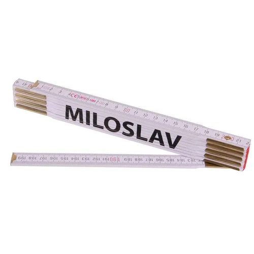 Metr skládací, 2m, dřevěný, PROFI, "MILOSLAV" Nejlepší Cena