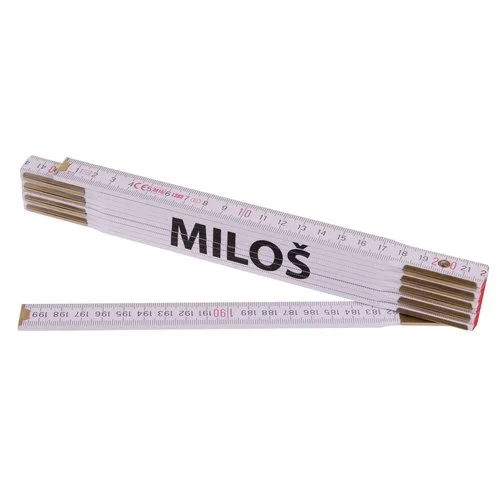 Nejlepší Cena Metr skládací, 2m, dřevěný, PROFI, "MILOŠ"