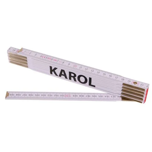 Metr skládací, 2m, dřevěný, PROFI, "KAROL" Rychlé Dodání