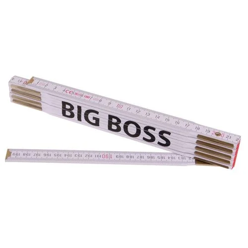 Metr skládací, 2m, dřevěný, PROFI, "BIG BOSS" Nejprodávanější