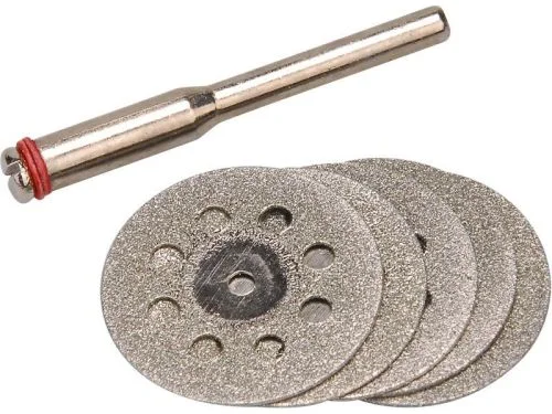 Nástavce na brusku, kotouče diamantové, sada 6ks, st. 3,2mm, EXTOL CRAFT Levný