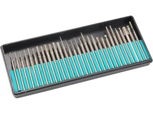 Nástavce na brusku, diamant. brusná tělíska, sada 30ks, st. 3,2mm, EXTOL CRAFT Speciální Cena