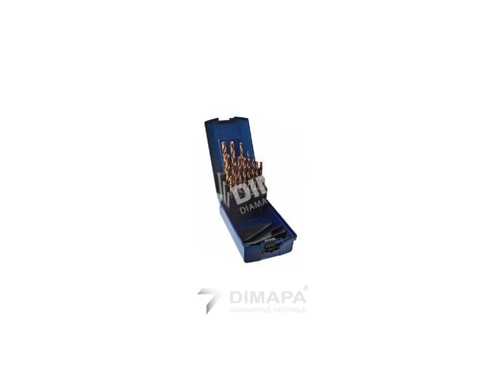 Značkový HSS-Co-RATIO sada spirálových vrtáků 24d/1-10,5