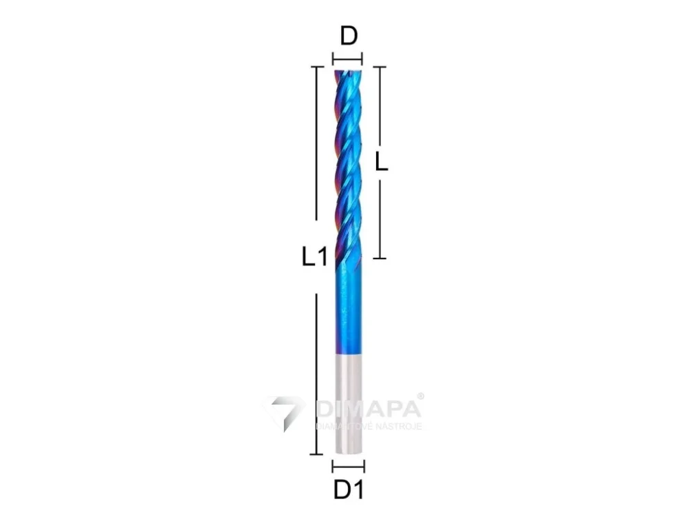 Čtyřbřitá gravírovací fréza "nano blue" Pouze Dnes