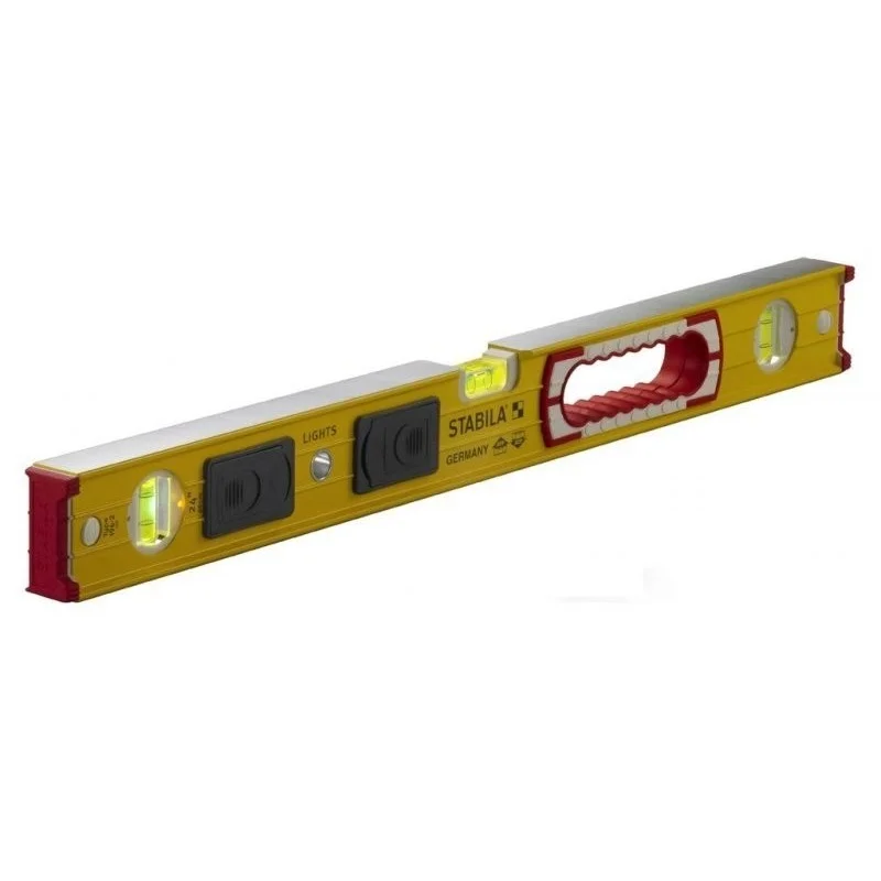 Vodováha Stabila 61 cm- osvětlené libely, extrémní odolnost, Typ 196-2-LED Bezpečná Platba