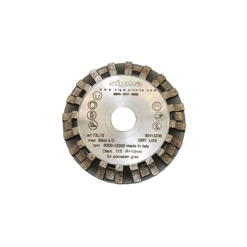 Sigma Diamantový brusný talíř O115 mm R6 Levný