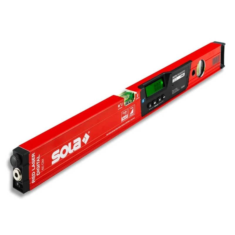 Dokud Zásoby Vydrží Digitální laserový vodováha SOLA 60 cm RED LASER DIGITAL