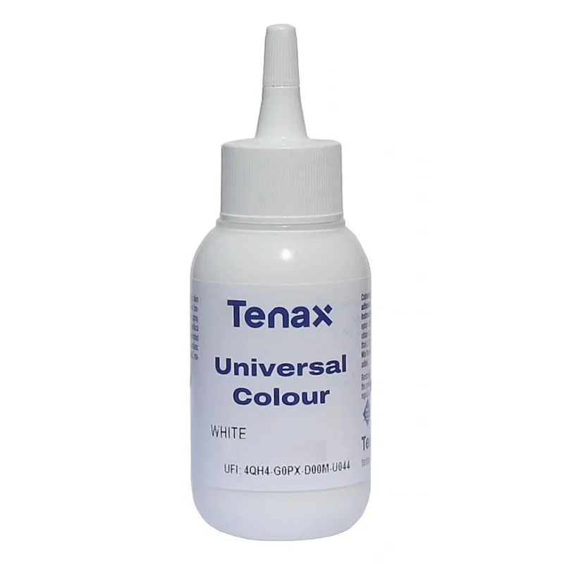 Bílá univerzální barvící pasta Tenax 75ml Oblíbený