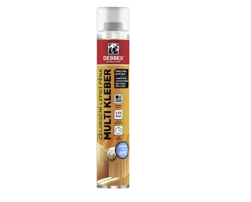 Oblíbený DEN BRAVEN montážní pìna na polystyren MULTI KLEBER 750ml