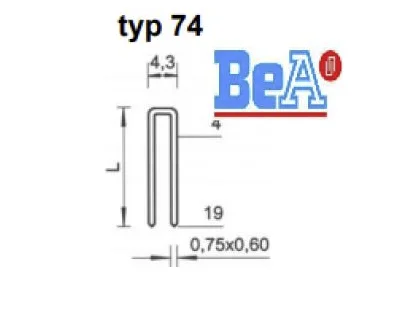 Kup Teď BEA spona do sponkovaèky 74/19 NK-S