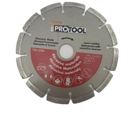 Rychlé Dodání PROTOOL diamantový kotouè na abrazivní materiály 150mm 3592