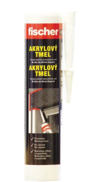 Aktuální Akrylátový tmel Fischer bílý