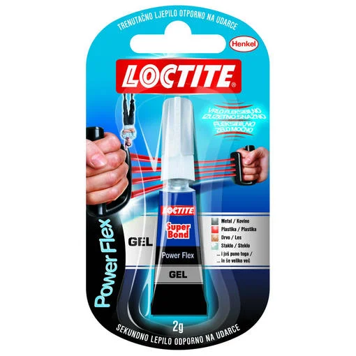 Nejprodávanější Vteřinové lepidlo Loctite Super Bond PowerFlex 2g