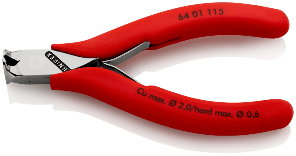 KNIPEX 64 01 115 Čelní štípací kleště pro elektroniku potaženy plastem 115mm Aktuální