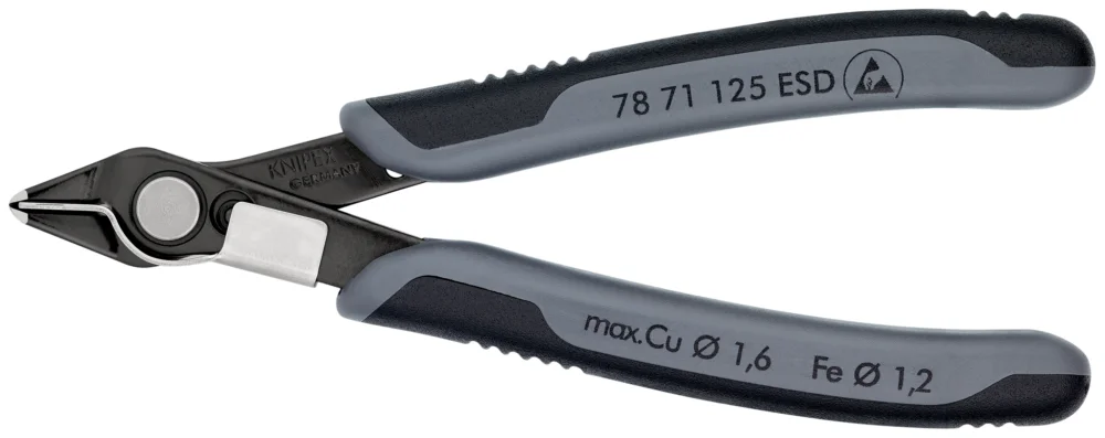 Autentický KNIPEX 78 71 125 ESD Electronic Super Knips® ESD 125mm