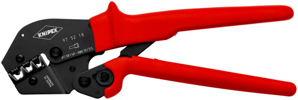 Výhodná Nabídka KNIPEX 97 52 18 Lisovací kleště také pro obsluhu oběma rukama - 250mm