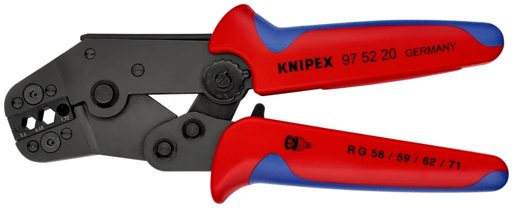 Rychlé Dodání KNIPEX 97 52 20 Lisovací kleště krátký tvar 195mm