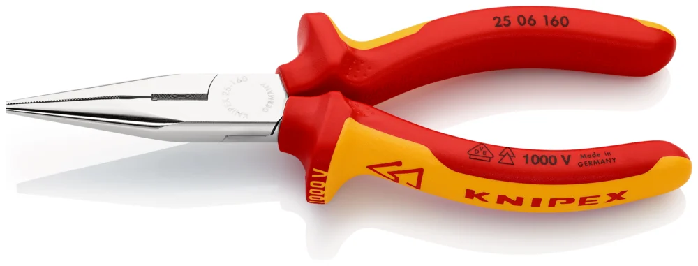 Přímo Od Výrobce KNIPEX 25 06 160 Půlkulaté kleště s břity izolované 160 mm