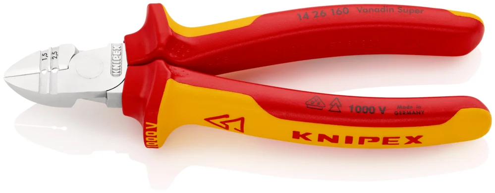 Zlevněný KNIPEX 14 26 160 Boční odizolovací kleště izolované