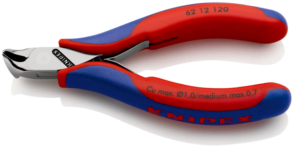 Vrácení Zdarma KNIPEX 62 12 120 Štípací kleště s šikmými břity pro elektroniku